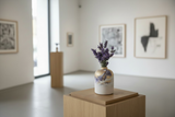 Artisan Vase • Lavender + Gold