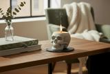 Concrete Skull Soy Candle