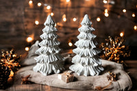 Concrete Christmas Decor Trees • Set of 2 | ws