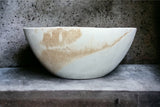 Concrete Artisan Bowl • Gold accent | ws