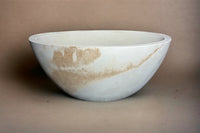 Concrete Artisan Bowl • Gold accent