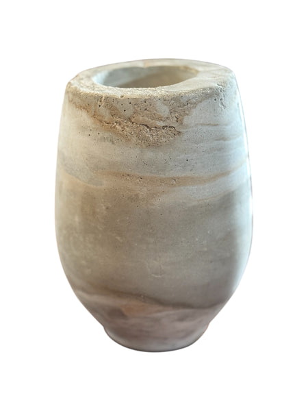Layered Concrete Vase