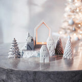 Concrete Holiday Decor Set 8 pc