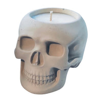 Concrete Skull Soy Candle