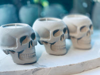 Concrete Skull Soy Candle