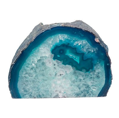Agate Candle Holder Teal